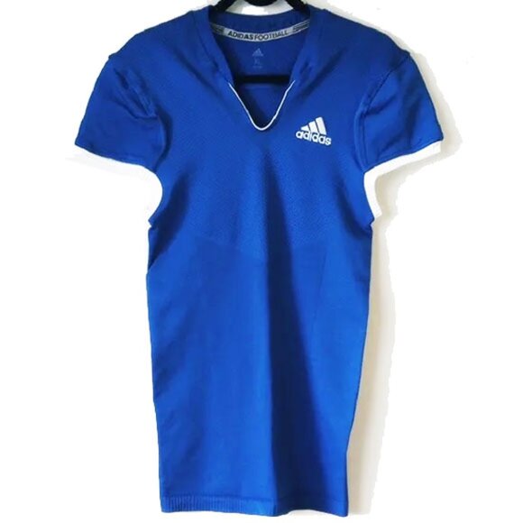 NWOT $140 Adidas Football Prime Knit Jersey XL DQ3453 Blue White - Picture 2 of 16